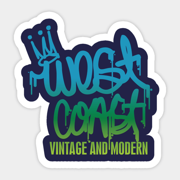West Coast Vintage & Modern Sticker by West Coast Vintage & Modern